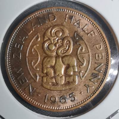 沼泽如烟--第799场 - 新西兰1965年半便士