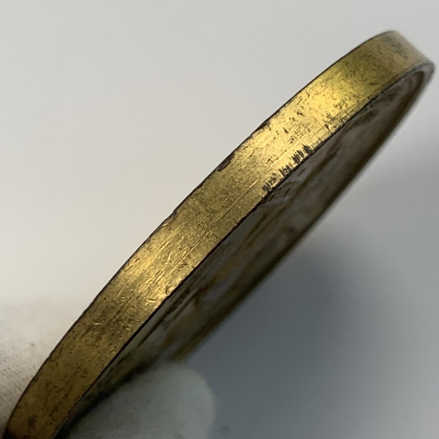 掌中浮雕-藏着的欧洲第032场 1895年布鲁塞尔海事镀金铜章 ，51mm ，52.8g