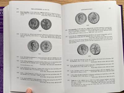 《竞宝斋》第406场 周日，周一，2场连拍 （全场包邮） 古罗马钱币及其价值目录第二卷，David Sear最新版，公元96年-公元235年