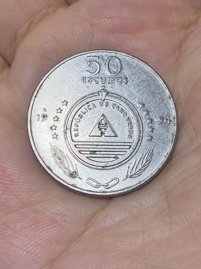 2025年第七十三场(总第九十九场）外国好品散币(免佣金) 少见–佛得角🇨🇻1994单年份50埃斯库多(花版)