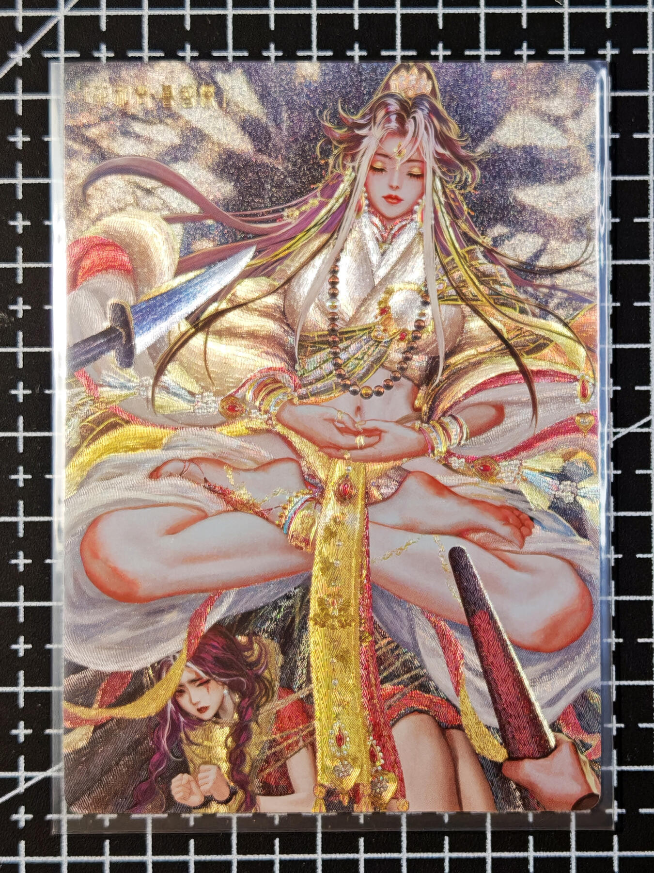 琦卡当当铺 第07期 周二结束 ★★人少漏多结束早★★太 (分享有奖)持续收拍品中~更多福利欢迎加群了解 卡万帕克-异界水浒姬-花和尚鲁智深-粗闪-闭眼版-1张