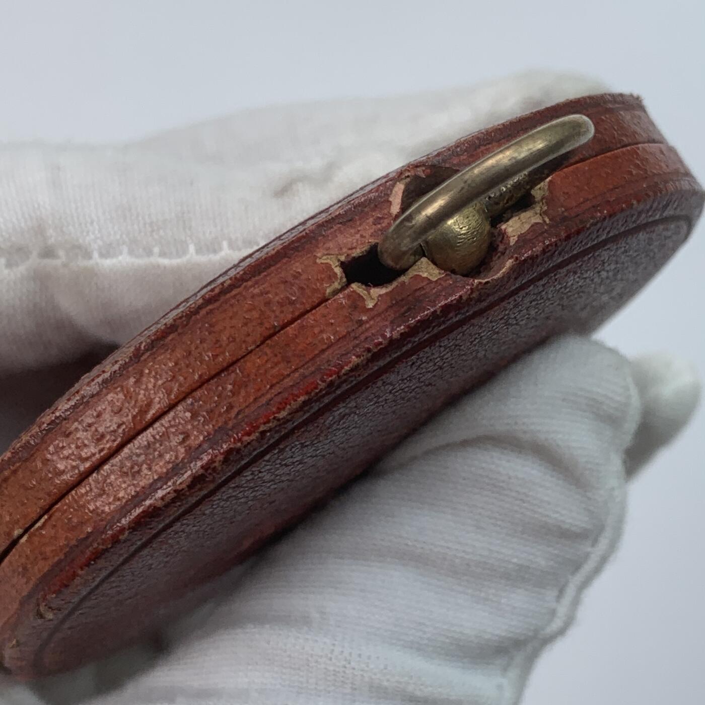 掌中浮雕-藏着的欧洲第032场 1877年法国宗教仪式镀金铜章， 61.5mm，为吊环特别改造的盒子