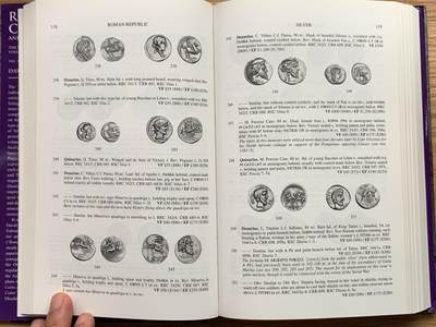 《竞宝斋》第406场 周日，周一，2场连拍 （全场包邮） 古罗马钱币及其价值目录第一卷，David Sear最新版，公元前280年-公元96年