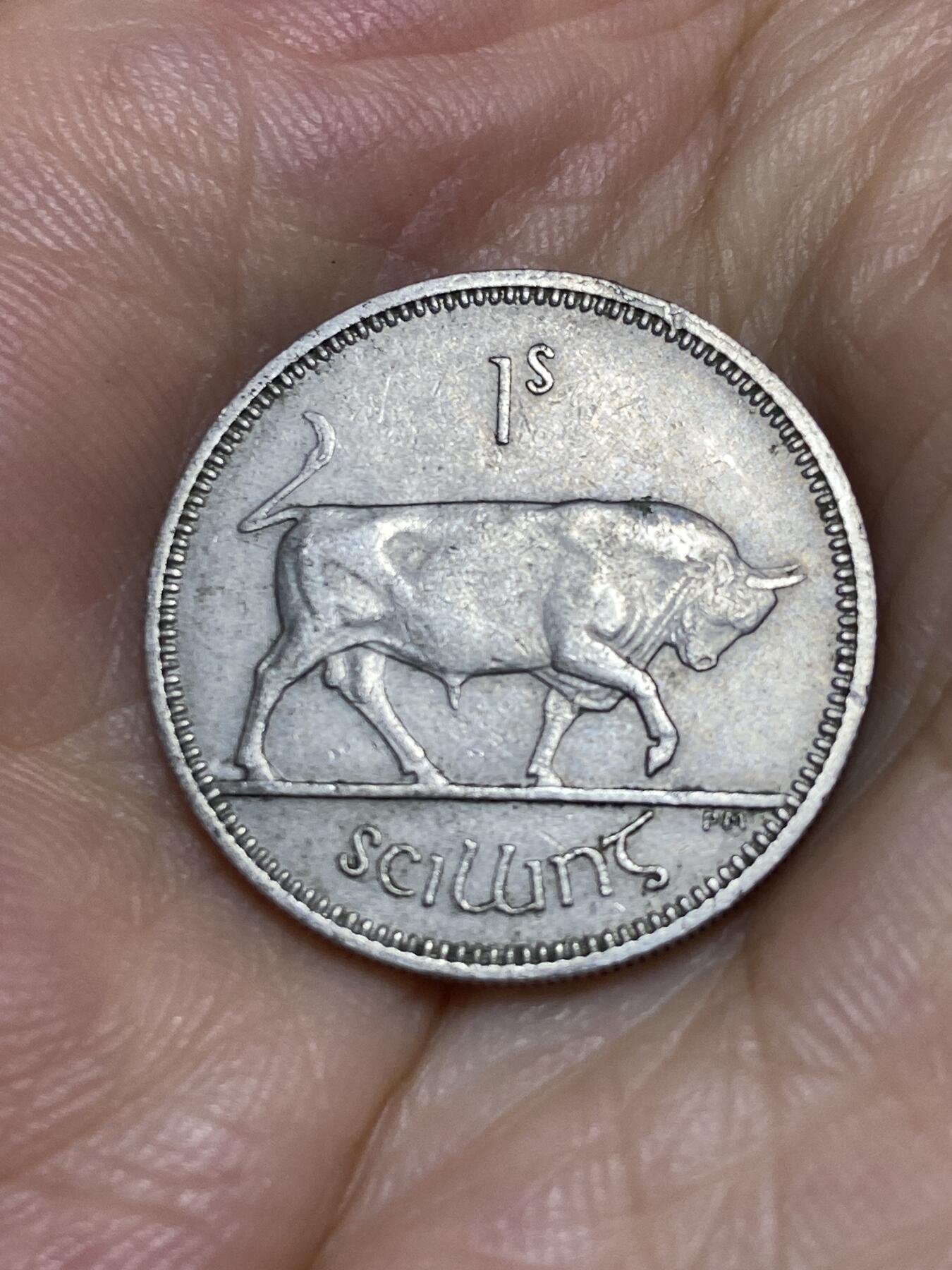 2025年第七十二场(总第九十八场）外国好品散币(免佣金) 爱尔兰🇮🇪1968年1先令(共和国时期第一套第二版，关门年)