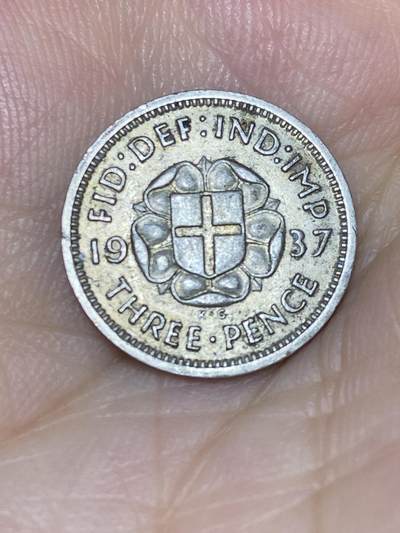 2025年第七十三场(总第九十九场）外国好品散币(免佣金) - 英国🇬🇧1937年3便士银币(乔治六世第一版，银币版)