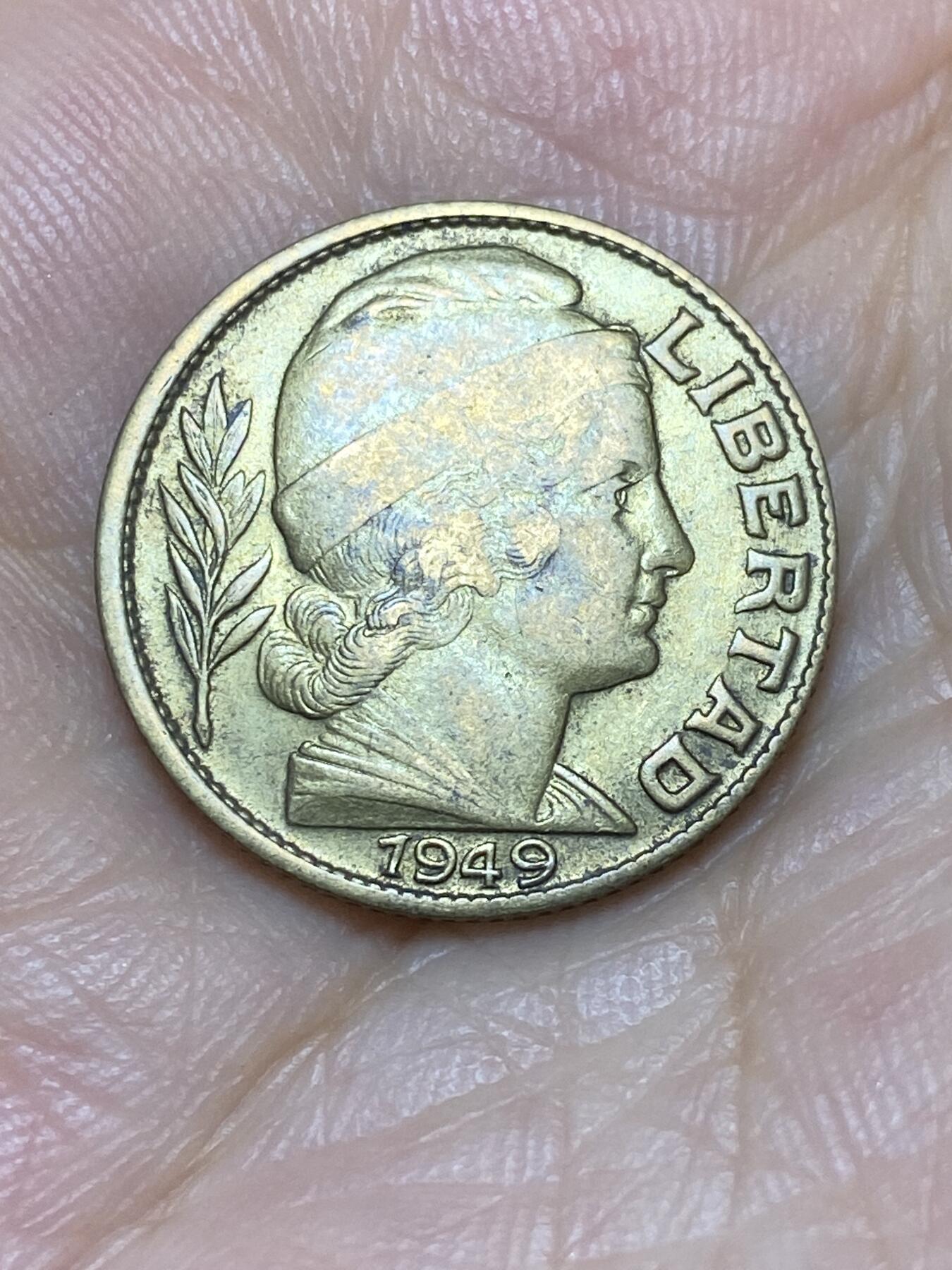 2025年第七十二场(总第九十八场）外国好品散币(免佣金) 少见好品–阿根廷🇦🇷1949年20分