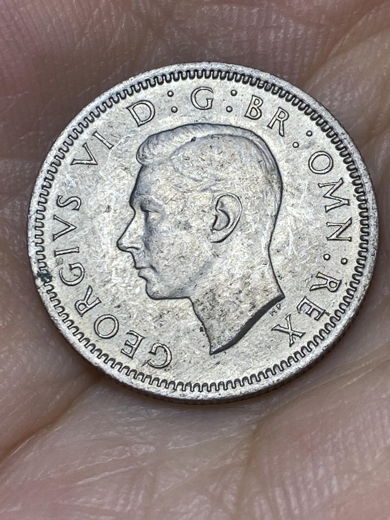 2025年第七十二场(总第九十八场）外国好品散币(免佣金) 英国🇬🇧1948年6便士(乔治六世第二版，关门年仅发行2年)