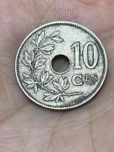 2025年第七十二场(总第九十八场）外国好品散币(免佣金) - 比利时🇧🇪1929年10分(阿尔贝一世时期，法语版关门年)