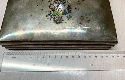 大猫徽章拍卖 第275期 德国空军元帅 1936年 银质雪茄盒