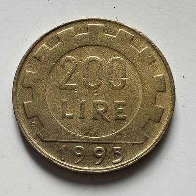 🌹外币初藏🌹🐯2025年第81场  周二无佣金特价场 - 意大利1995年200里拉
