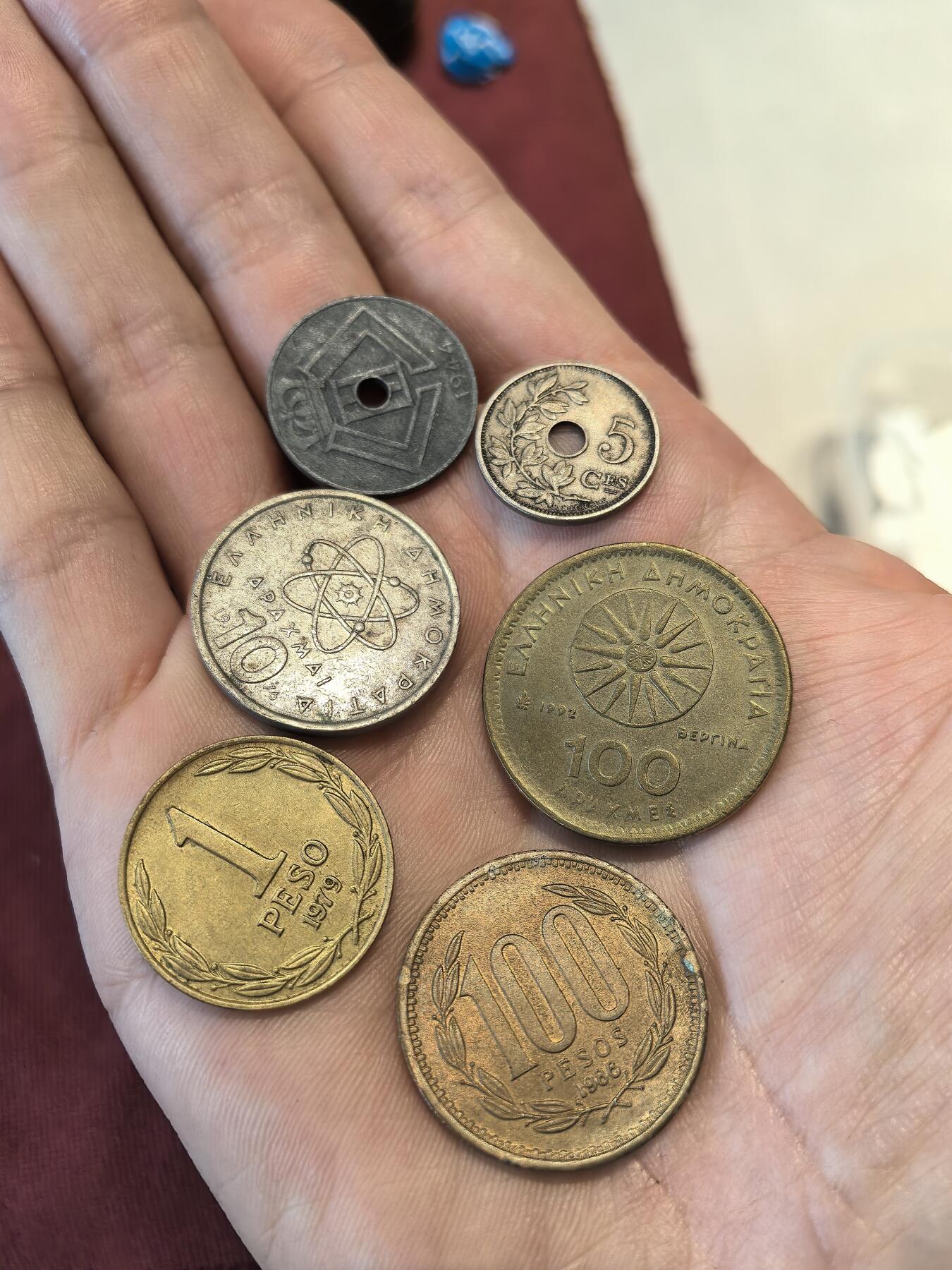 南宋泉阁俄币 外币 国币 专场第十五期【送拍无额外佣金】 各类外国钱币一组六枚