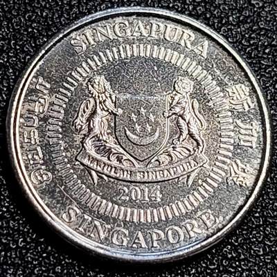 泉币菌-第67场-精品场 高币值 新加坡10分 建筑 18.5mm