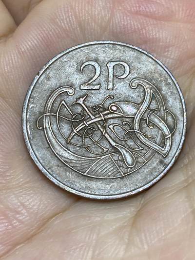 2025年第七十二场(总第九十八场）外国好品散币(免佣金) - 爱尔兰🇮🇪1971年2便士(共和国时期第二套，十进制第一版，青铜材质无磁版)