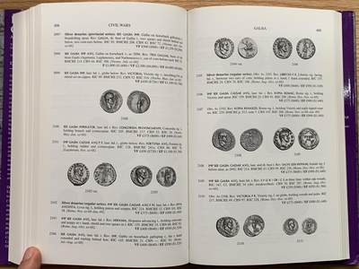《竞宝斋》第406场 周日，周一，2场连拍 （全场包邮） 古罗马钱币及其价值目录第一卷，David Sear最新版，公元前280年-公元96年