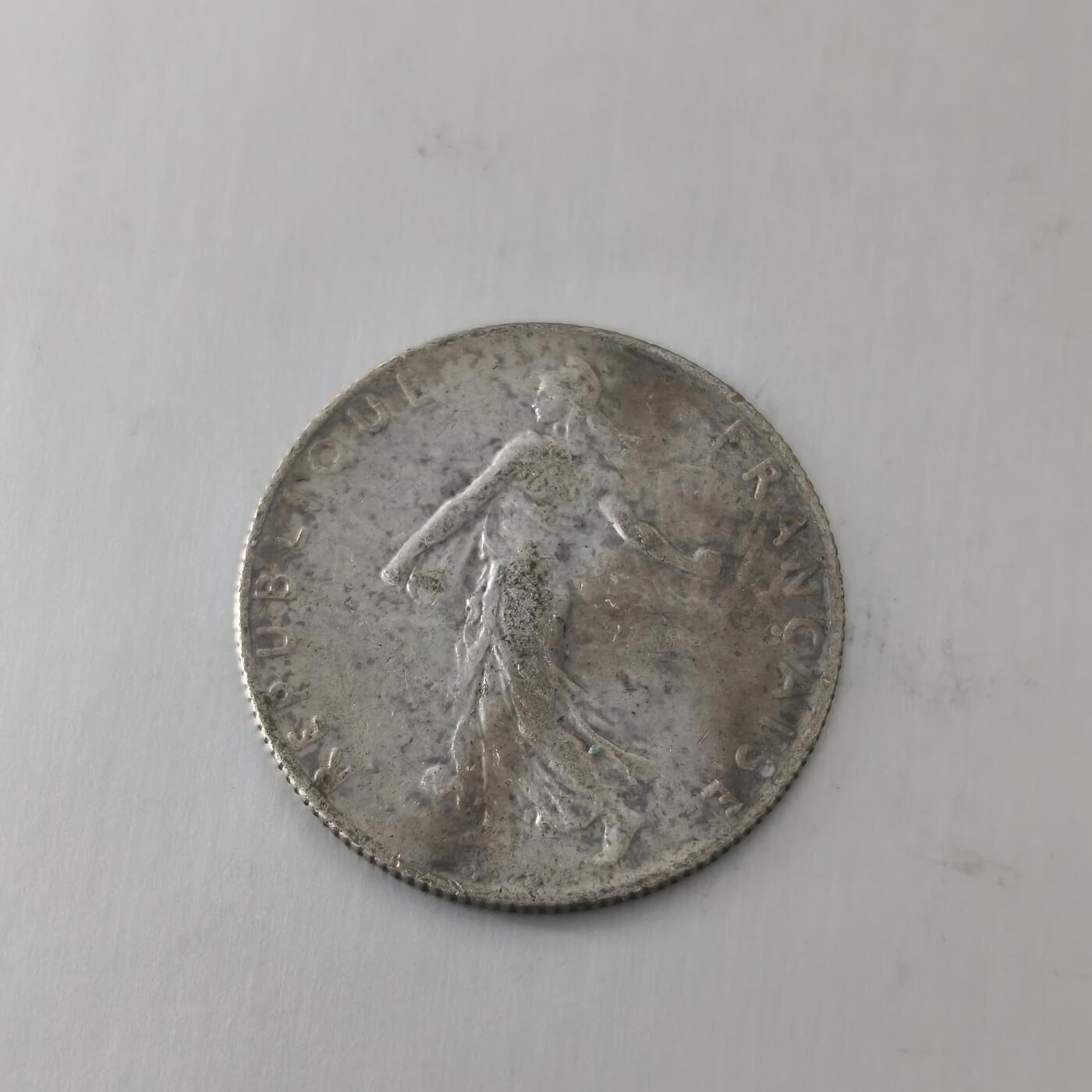 Krab外币市集Vol.21 法国1913年50分银币