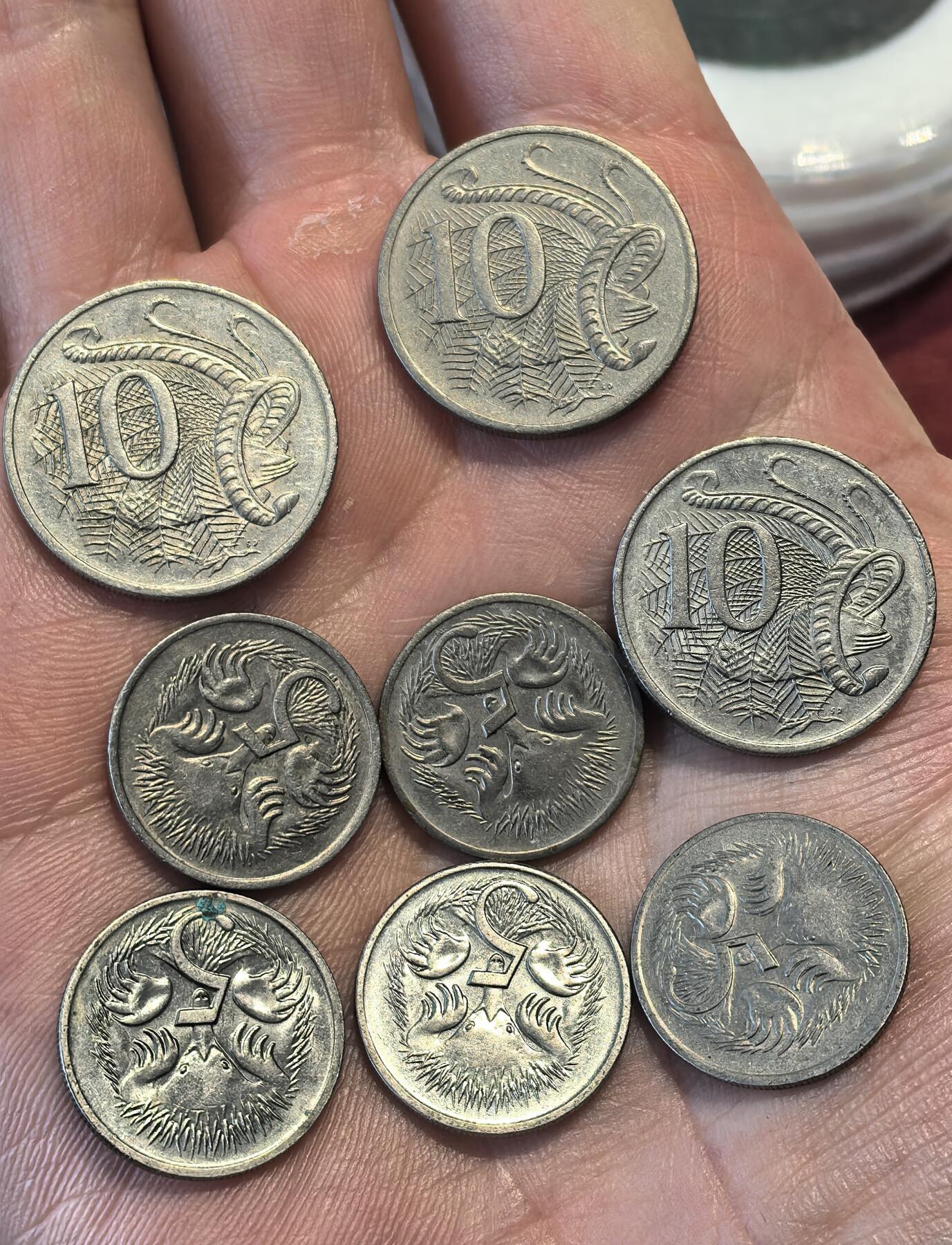 南宋泉阁俄币 外币 国币 专场第十五期【送拍无额外佣金】 澳大利亚钱币一组八枚