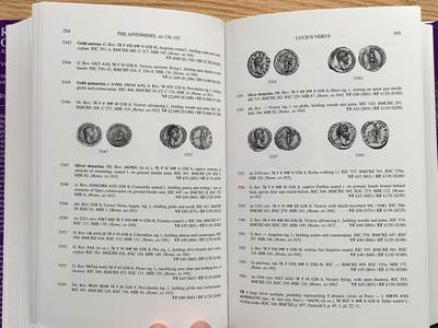 《竞宝斋》第406场 周日，周一，2场连拍 （全场包邮） 古罗马钱币及其价值目录第二卷，David Sear最新版，公元96年-公元235年
