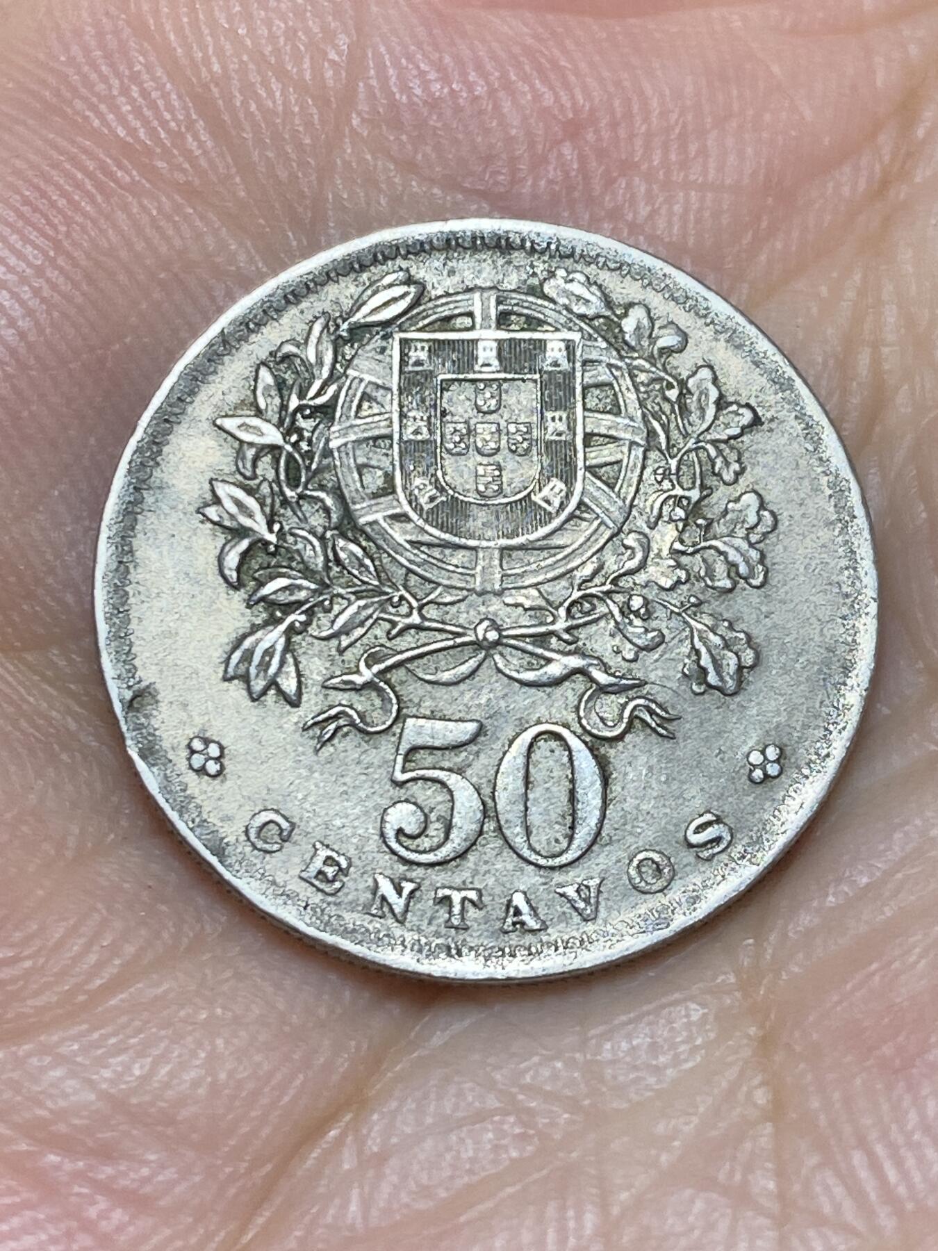2025年第七十二场(总第九十八场）外国好品散币(免佣金) 早期年份好品–葡萄牙🇵🇹1947年50分