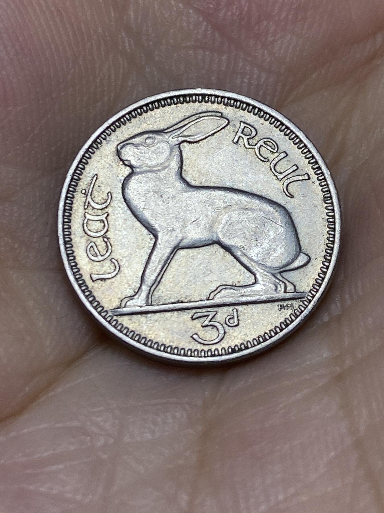2025年第七十二场(总第九十八场）外国好品散币(免佣金) 好品–爱尔兰🇮🇪1961年3便士(共和国时期第一套第二版)
