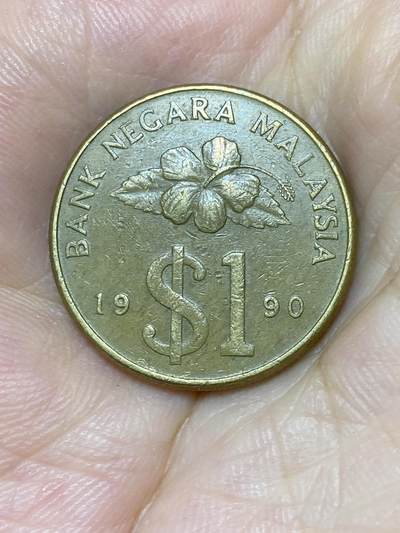 2025年第七十三场(总第九十九场）外国好品散币(免佣金) - 马来西亚🇲🇾1990年1元(有货币符号版)