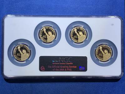 《竞宝斋》第406场 周日，周一，2场连拍 （全场包邮） NGC PF69UC 美国2007年精制总统套币