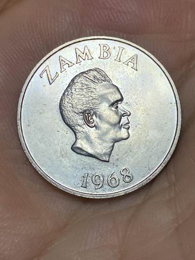 2025年第七十三场(总第九十九场）外国好品散币(免佣金) 赞比亚🇿🇲1968年10恩韦(第二套首发年)