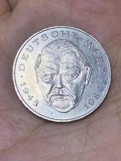 2025年第七十三场(总第九十九场）外国好品散币(免佣金) 德国🇩🇪1988年2马克(F标斯图加特造)