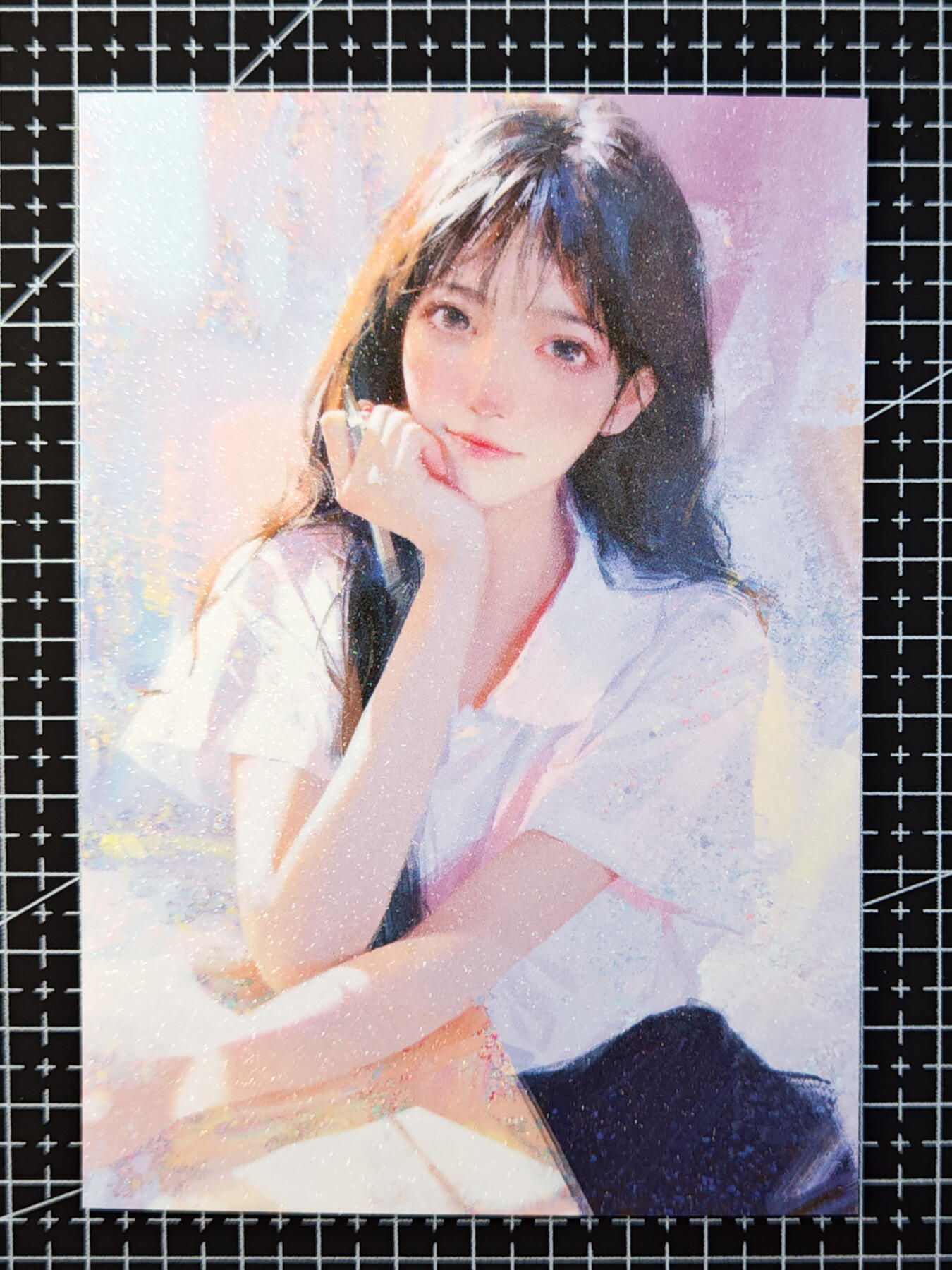 琦卡当当铺 第07期 周二结束 ★★人少漏多结束早★★太 (分享有奖)持续收拍品中~更多福利欢迎加群了解 众里寻他-最美少女-A6钻闪-磨砂手感-明信片尺寸