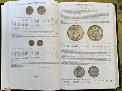 《竞宝斋》第406场 周日，周一，2场连拍 （全场包邮） 全新 Montenegro2024意大利钱币目录 最新2024版，全新的价格指南，将近700页的厚度 精装胶板印刷，玩意系必备目录，重达1.22公斤。