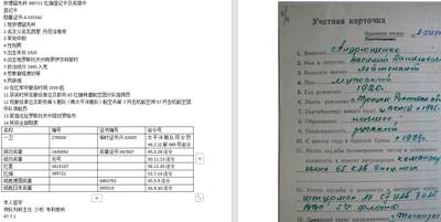 苏联勋章奖章1月5日晚上九点结束在麦稀奇 找不到的加我qq或者微信都是184277308备注苏章拍卖。最好加微信群每次都会通知还有提前可以一口价的 最近会持续拍卖一些东西。 苏联抗美援朝红旗勋章 （大珍） 389721 击落佩刀F86 另击伤一架 好品无磕碰 原环未开  档案齐全 53.7.14法令 14 июля 1953 г. Указ за Корею. 之前太平洋舰队航空团参加过对日作战 之后驾驶米格15入朝作战 有回忆录记录了当时对战 佩刀F86 这种战机的艰难 各种资料都已经翻译 入朝作战击落超音速飞机的战功非常稀有 可遇不可求