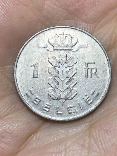 2025年第七十二场(总第九十八场）外国好品散币(免佣金) - 比利时🇧🇪1968年1法郎(博杜安一世时期，荷语版)