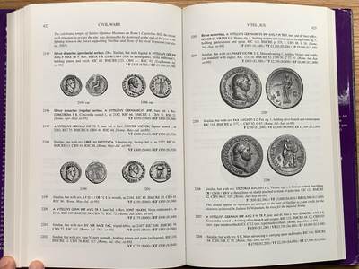 《竞宝斋》第406场 周日，周一，2场连拍 （全场包邮） 古罗马钱币及其价值目录第一卷，David Sear最新版，公元前280年-公元96年
