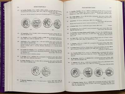《竞宝斋》第406场 周日，周一，2场连拍 （全场包邮） 古罗马钱币及其价值目录第一卷，David Sear最新版，公元前280年-公元96年