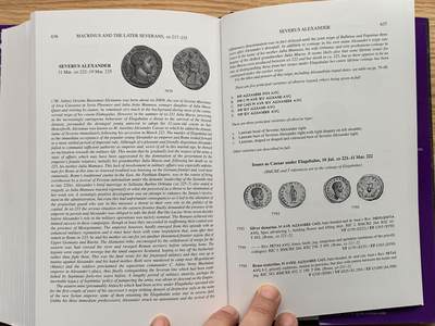 《竞宝斋》第406场 周日，周一，2场连拍 （全场包邮） 古罗马钱币及其价值目录第二卷，David Sear最新版，公元96年-公元235年