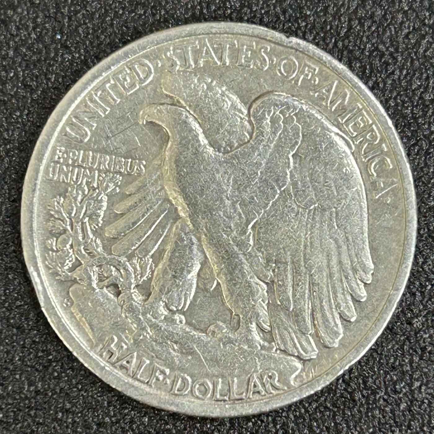 西秦中古拍卖第五十三期 美国1944年行走女神半美元银币