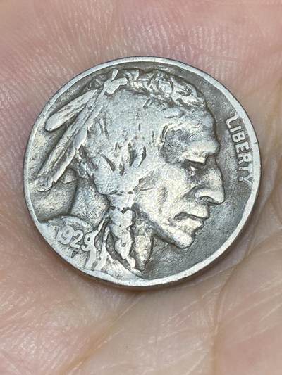 2025年第七十三场(总第九十九场）外国好品散币(免佣金) 好品–美国🇺🇸1929年5分(野牛5分，无标版)