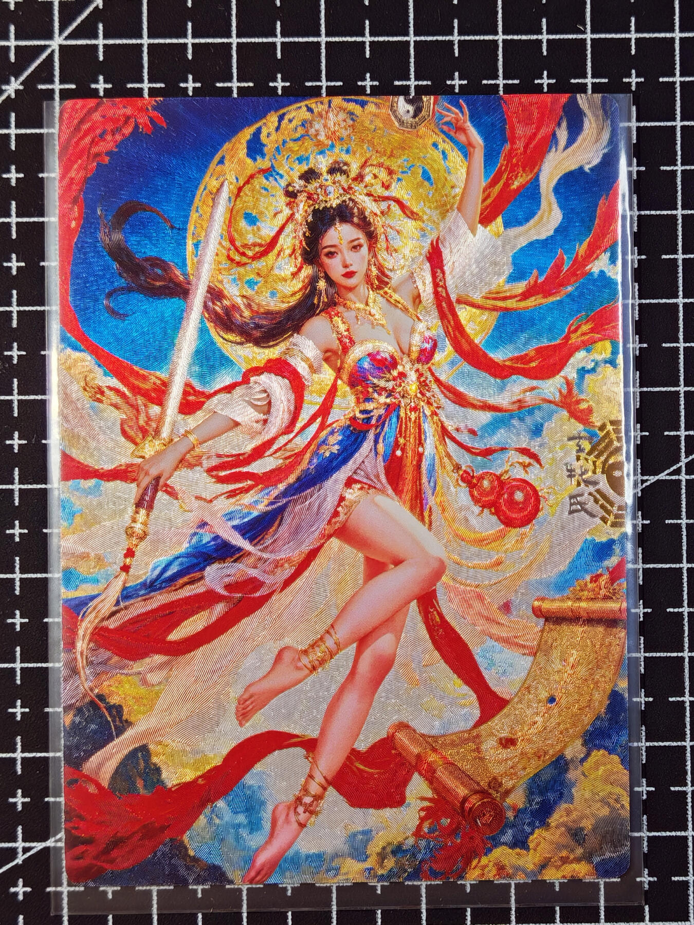 琦卡当当铺 第07期 周二结束 ★★人少漏多结束早★★太 (分享有奖)持续收拍品中~更多福利欢迎加群了解 奇点-盲包系列-九天玄女-宗rich-粗闪-1张