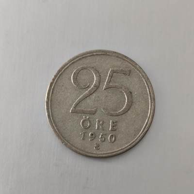Krab外币市集Vol.21 - 1950年25欧尔银币