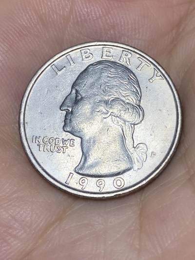 2025年第七十三场(总第九十九场）外国好品散币(免佣金) 美国🇺🇸1990年1/4元(P标费城造)