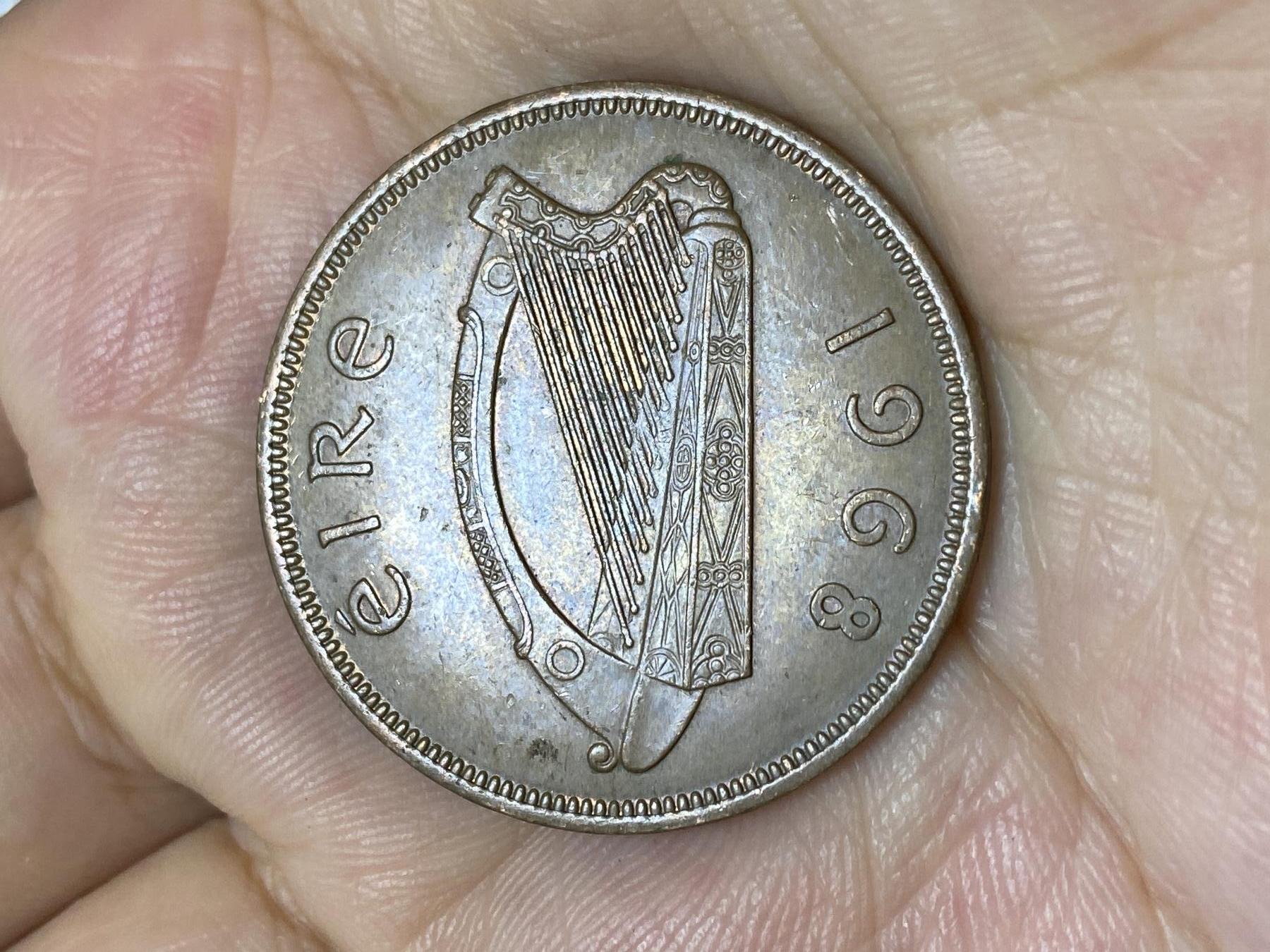 2025年第七十二场(总第九十八场）外国好品散币(免佣金) 爱尔兰🇮🇪1968年1便士(共和国时期第一套，关门年)