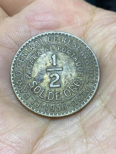 2025年第七十二场(总第九十八场）外国好品散币(免佣金) - 秘鲁🇵🇪1956年1/2索尔