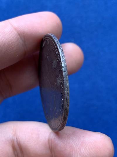 《竞宝斋》第406场 周日，周一，2场连拍 （全场包邮） 意大利教皇国1780年教皇庇护六世斯库多大银，彩色油性老包浆 边缘有焊接痕迹