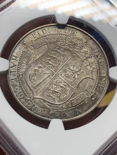 《竞宝斋》第406场 周日，周一，2场连拍 （全场包邮） NGC PF63MATTE 英国1902爱德华七世半克朗 银币