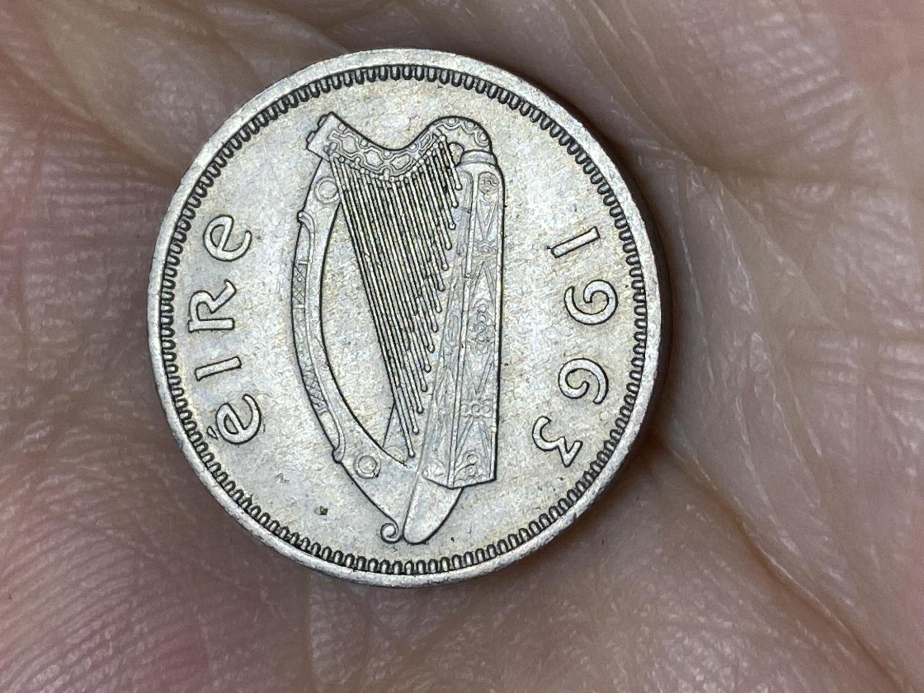 2025年第七十二场(总第九十八场）外国好品散币(免佣金) 好品–爱尔兰🇮🇪1963年3便士(共和国时期第一套第二版)
