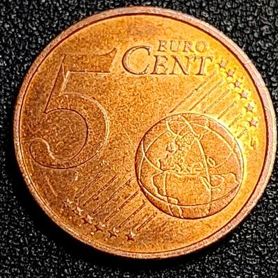 泉币菌-第67场-精品场 欧元欧盟元法国2008年5欧分硬币 玛丽安娜 21.25mm 3.9g