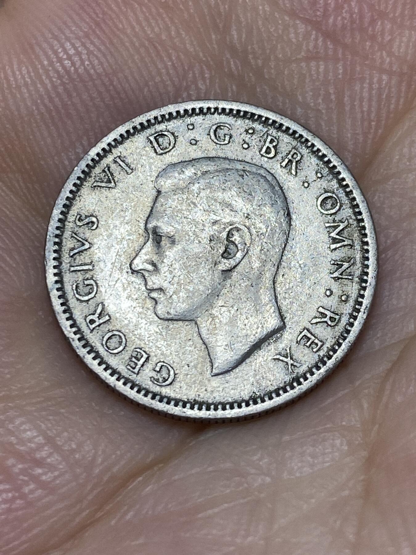 2025年第七十二场(总第九十八场）外国好品散币(免佣金) 英国🇬🇧1950年6便士(乔治六世第三版)