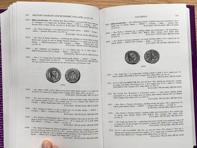 《竞宝斋》第406场 周日，周一，2场连拍 （全场包邮） 古罗马钱币及其价值目录第三卷，David Sear最新版，公元235年-公元285年