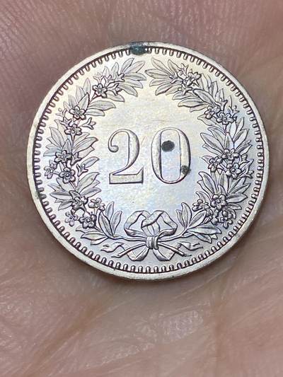 2025年第七十三场(总第九十九场）外国好品散币(免佣金) - 瑞士🇨🇭1983年20生丁(无标版)