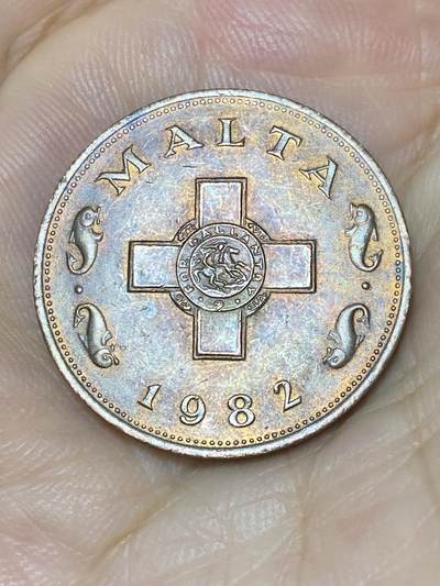 2025年第七十三场(总第九十九场）外国好品散币(免佣金) 马耳他🇲🇹1982年1分(第一套流通硬币)