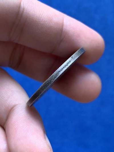 《竞宝斋》第406场 周日，周一，2场连拍 （全场包邮） 法国工业技术比赛纪念银章 丰饶角2银标 16.4克 32.2mm